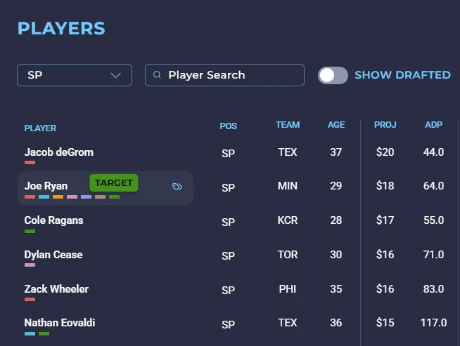 Player Tags Feature