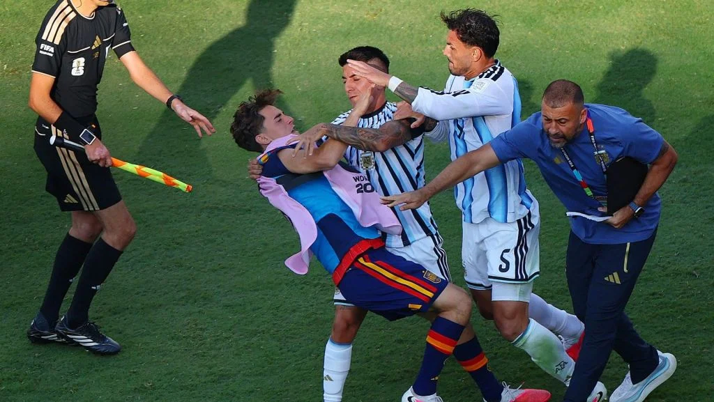 FIFA Slaps Leandro Paredes with 10-Game Ban Following World Cup Brawl